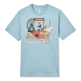 Camiseta con gráfico Claw Machine, tallas asiáticas, «Azul»