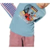 Camiseta con gráfico Claw Machine, tallas asiáticas, «Azul»
