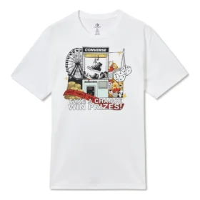 Camiseta con gráfico Claw Machine, tallas asiáticas «Blanco»