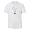 Camiseta con gráfico de baloncesto «Blanca»