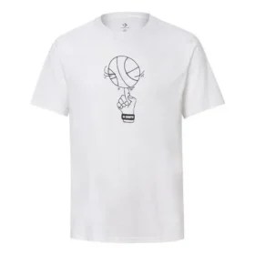 Camiseta con gráfico de baloncesto «Blanca»