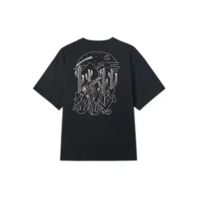 Camiseta con gráfico Desert Adventures, tallas asiáticas, «Negro»