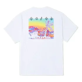 Camiseta con gráfico Inverted Desert, tallas asiáticas «Blanco»