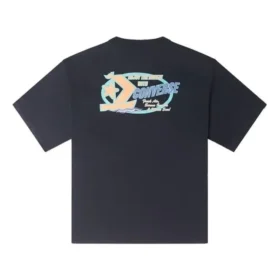 Camiseta con gráfico retro de velero Tallas asiáticas «Negro»