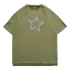 Camiseta con logo de One Star, tallas asiáticas, «Verde oliva»