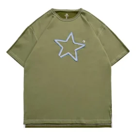 Camiseta con logo de One Star, tallas asiáticas, «Verde oliva»