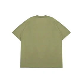 Camiseta con logo en el bolsillo, tallas asiáticas «Army Green»