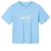 Camiseta con logo impreso «Blue White»