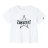 Camiseta con logo impreso, tallas asiáticas «Blanco Negro»