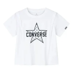 Camiseta con logo impreso, tallas asiáticas «Blanco Negro»