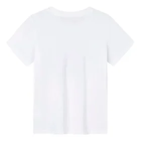 Camiseta con logo impreso Tallas asiáticas «White Silver»