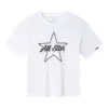 Camiseta con logo impreso, tallas asiáticas «White Black»