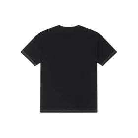 Camiseta con logo y bolsillo con cremallera, tallas asiáticas, «Negro»