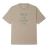 Camiseta con logotipo, tallas asiáticas, «Beige»