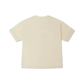 Camiseta con logotipo y costuras en contraste Talla asiática «Beige»