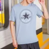 Camiseta con parche de Chuck, tallas asiáticas «Armory Blue»