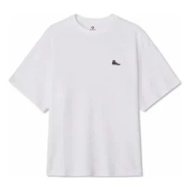 Camiseta con parche de zapatilla, tallas asiáticas, «Blanco»