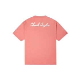 Camiseta con parche de zapatillas Chuck Taylor, tallas asiáticas «Pink»