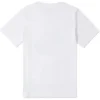 Camiseta con parche distorsionado, tallas asiáticas «Blanco Naranja Verde azulado»