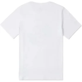 Camiseta con parche distorsionado, tallas asiáticas «Blanco Naranja Verde azulado»