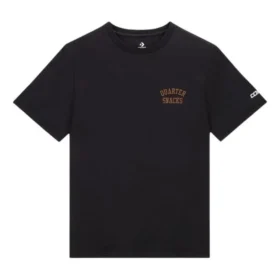 Camiseta Cons x Quartersnacks Tallas asiáticas «Negro»