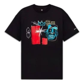 Camiseta Converse x Basquiat Kings of Egypt III, tallas asiáticas, «Negro»
