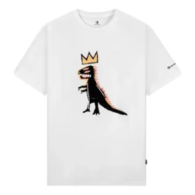 Camiseta Converse x Basquiat Pez Dispenser, tallas asiáticas, «Blanco»