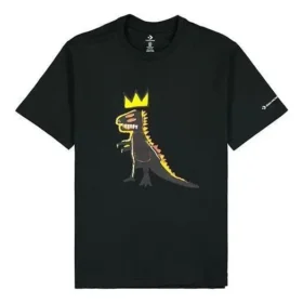 Camiseta Converse x Basquiat Pez Dispenser, tallas asiáticas, «Negro»