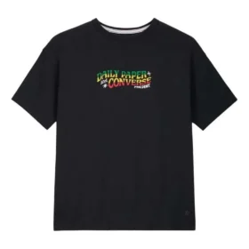Camiseta Converse x Daily Paper Gold Standard, tallas asiáticas, «Negro»