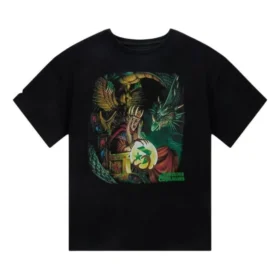 Camiseta Converse x Dungeons & Dragons Crystal Ball, tallas asiáticas, «Negro»