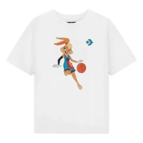 Camiseta Converse x Space Jam: A New Legacy Lola, tallas asiáticas, «Blanco»