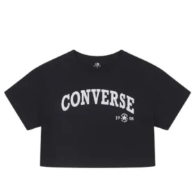 Camiseta corta Retro Chuck, tallas asiáticas, «Negro»