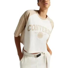 Camiseta corta retro, tallas asiáticas «Egret»