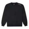 Camiseta Cozy Utility de cuello redondo, tallas asiáticas, «Navy»