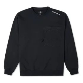 Camiseta Cozy Utility de cuello redondo, tallas asiáticas, «Navy»
