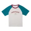 Camiseta de béisbol con logotipo, tallas asiáticas «Blanco Azul»