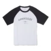 Camiseta de béisbol con logotipo, tallas asiáticas, «Blanco Negro»