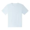 Camiseta de corte estándar con estrella bordada en forma de chevron Talla asiática «Azul claro»
