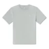Camiseta de corte estándar con estrella bordada en forma de chevron Talla asiática «Gris»