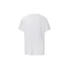 Camiseta de cuello redondo con bolsillo y manga corta, color blanco