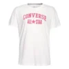 Camiseta de cuello redondo con estampado de logotipo