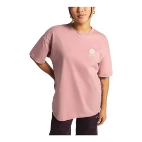 Camiseta de cuello redondo con estampado floral, tallas asiáticas, «rosa» Camiseta de cuello redondo con estampado floral, tallas asiáticas, «rosa»