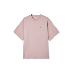 Camiseta de cuello redondo con parche de zapatillas Chuck Taylor, tallas asiáticas «Pink»