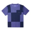 Camiseta de jersey con bloques de color y bolsillo, tallas asiáticas «Purple»