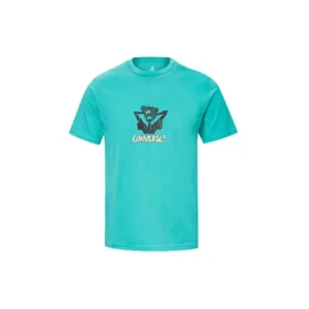 Camiseta de manga corta azul para hombre Converse x Scooby Doo Crossover Cartoon Camiseta de manga corta azul para hombre Converse x Scooby Doo Crossover Cartoon