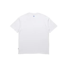 Camiseta de manga corta con apliques Pics Unisex Blanca Camiseta de manga corta con apliques Pics Unisex Blanca