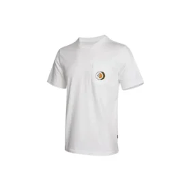 Camiseta de manga corta con bolsillo y estampado de sushi, tallas asiáticas «Blanco»