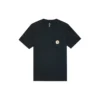 Camiseta de manga corta con bolsillo y estampado de sushi, tallas asiáticas «Negro»