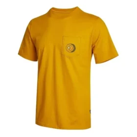 Camiseta de manga corta con bolsillo y estampado de sushi, tallas asiáticas «Yellow» Camiseta de manga corta con bolsillo y estampado de sushi, tallas asiáticas «Yellow»