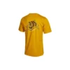 Camiseta de manga corta con bolsillo y estampado de sushi, tallas asiáticas «Yellow»